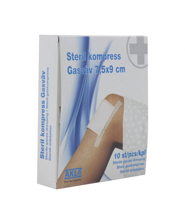 Tryckförband Kombi 20x20cm tryckförband för att stoppa blödning fr. 34kr