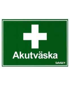 Skylt Akutväska A4