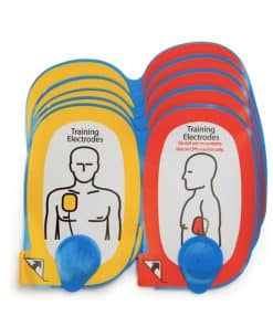 Lifepak CR+ övningselektroder, 5-pack. endast klisterdel